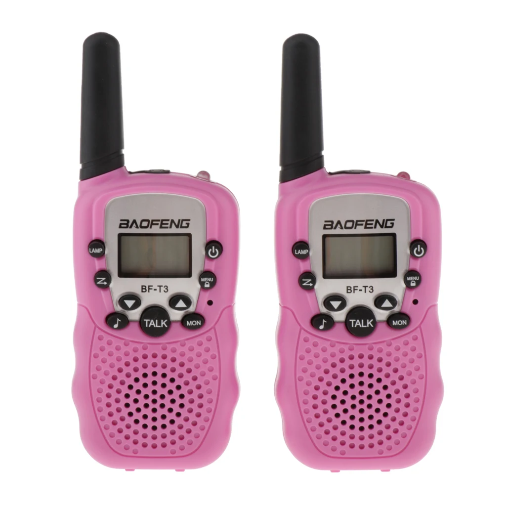 2 шт. BaoFeng BF-T3 детская рация 22 канала для детей подарок евро UHF FRS двухстороннее