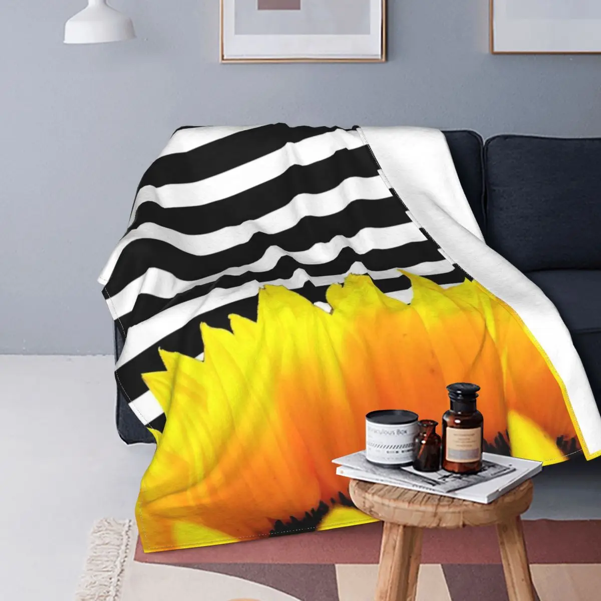 

Manta con estampado de girasoles Power 2, cobertor a cuadros para cama, manta a cuadros de muselina, Sudadera con capucha, toall