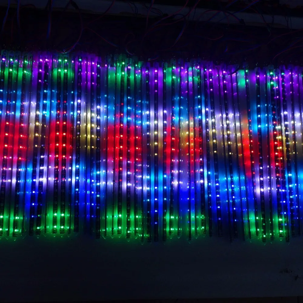 5В постоянного тока WS2812B 64 светодиода/м индивидуально адресуемые RGB 3d