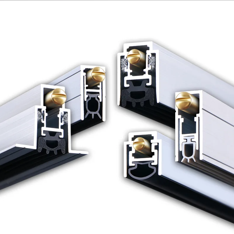 

T type Concealed automatic door sealing strip Aluminum alloy soundproof lifting strip for hotel