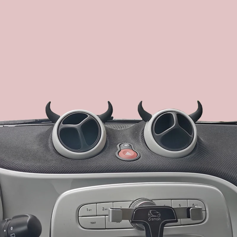 Автомобильная Наклейка 3D мультфильм Дьявол Рог Стайлинг украшение для smart fortwo