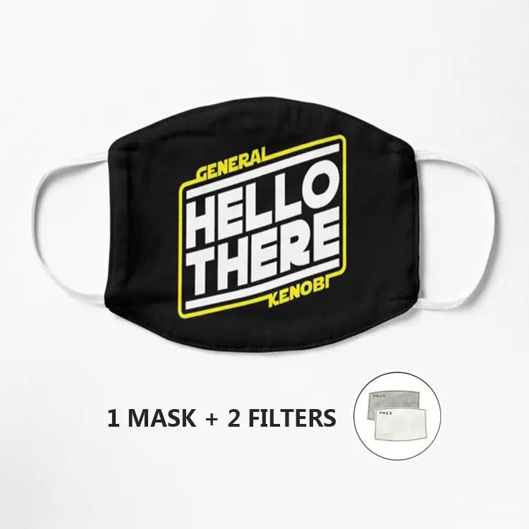 

Новая моющаяся многоразовая маска для лица Hello туда, полумаска для лица, защита для взрослых и детей