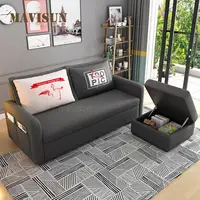 Modern Long Chair Sofa For Living Room Bedroom Upholstered Sectional Folding Sofa Bed Simple Designed Italian Furniture For Home