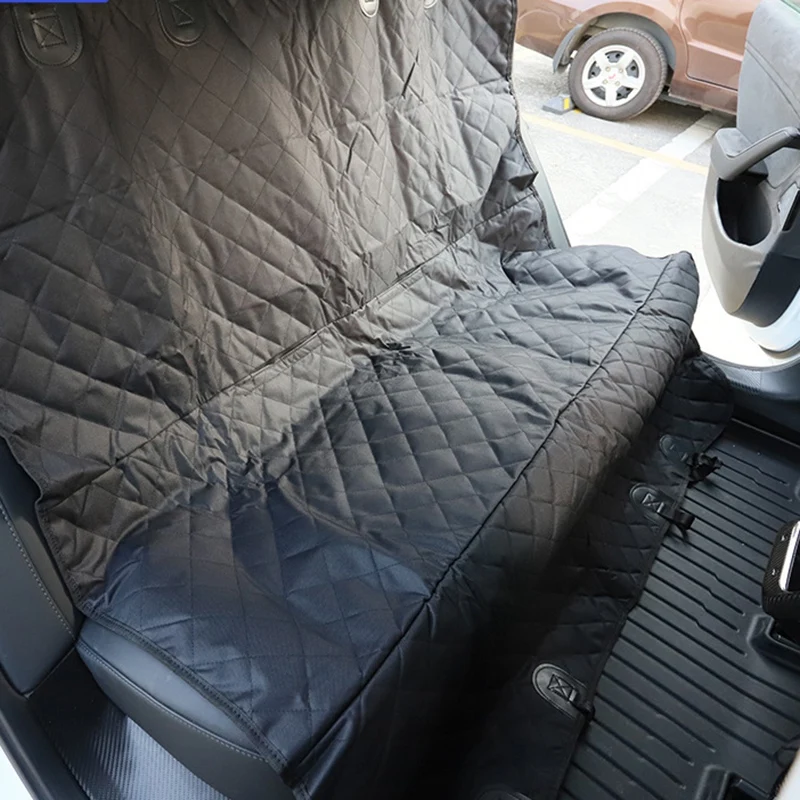 melhor Portadores Do Cão à Prova Dwaterproof água Traseira De Volta Do Cão Estimação Capa Assento Carro Esteiras Protetor Rede Para Tesla Model 3 X/y/s