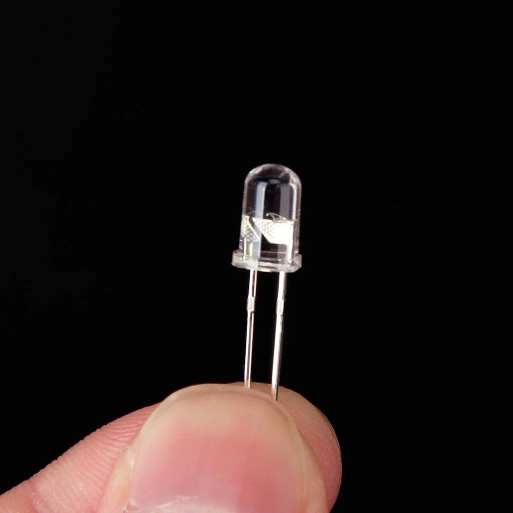 5 мм Светодиодные светоизлучающие диоды 2pin Ассорти диффузный набор красный +