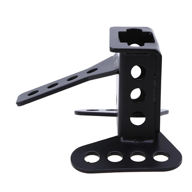 Black Fan-shaped Motorcycle Seat Parts Bracket Mounts selle Cafe Racer Motocross Cushion Pad For Harley Glide 2014-2016 |