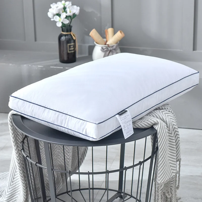 

Pure Cotton Pillow Goose Down Bed Pillows Neck Protection Slow Rebound Maternity Pillow for Sleeping Orthopedic Pillow 41*67*5CM