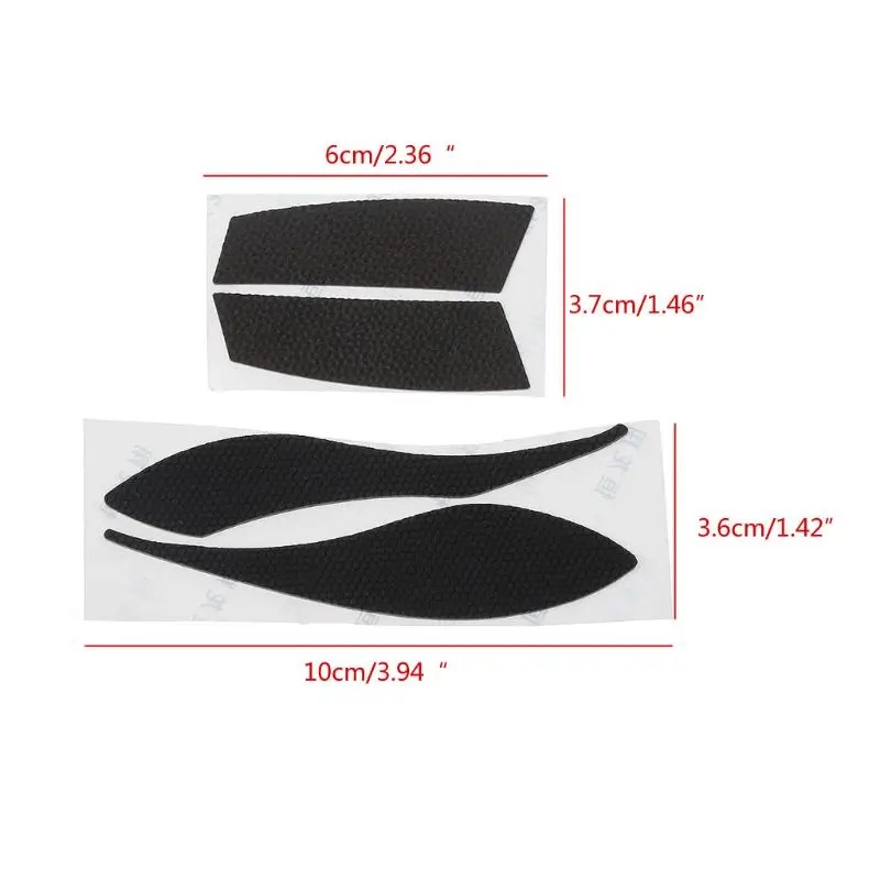 1 Set Black Mouse Feet Skates Side Stickers Sweat Resistant Pads Anti-slip Tape For logitech MX Anywhere 2S C26 | Компьютеры и офис