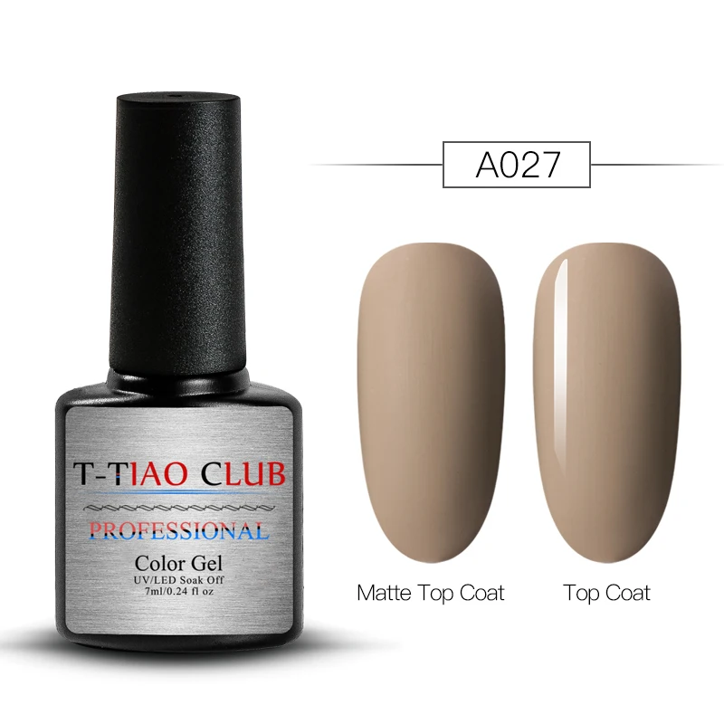 M30323 T-TIAO CLUB, матовый гель для ногтей телесного цвета, гибридный лак для ногтей, полуперманентный УФ-гель, основа для ногтей - Цвет: M30323