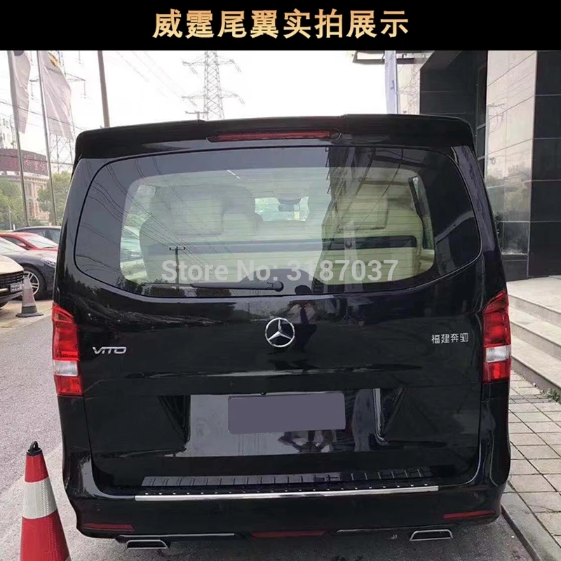 Для benz vito V CLASS2016 2018 праймер пластиковый Неокрашенный задний спойлер на крыло