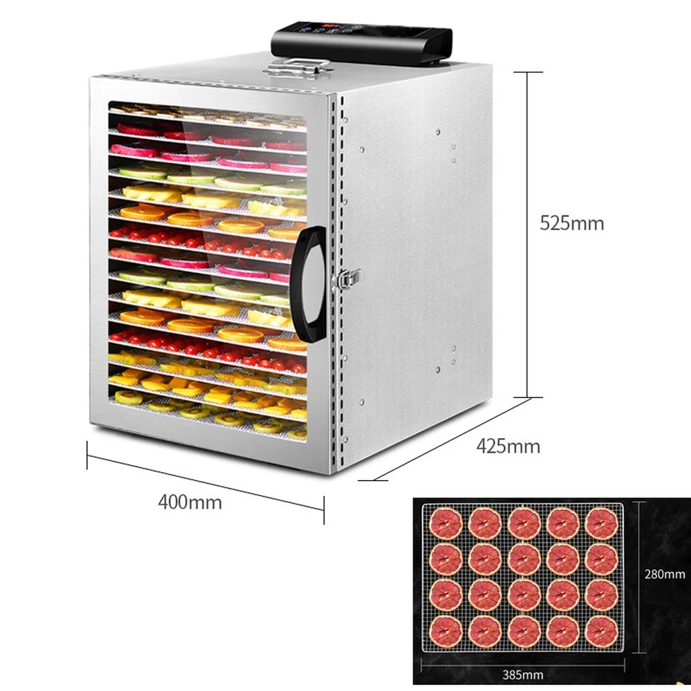 Автоматическая сушилка для фруктов 16 слоев 1 шт. | Бытовая техника
