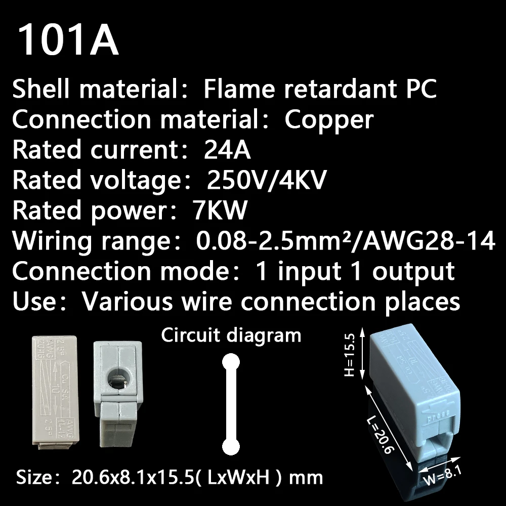 Миниатюрные быстроразъемные соединители для проводов универсальный компактный