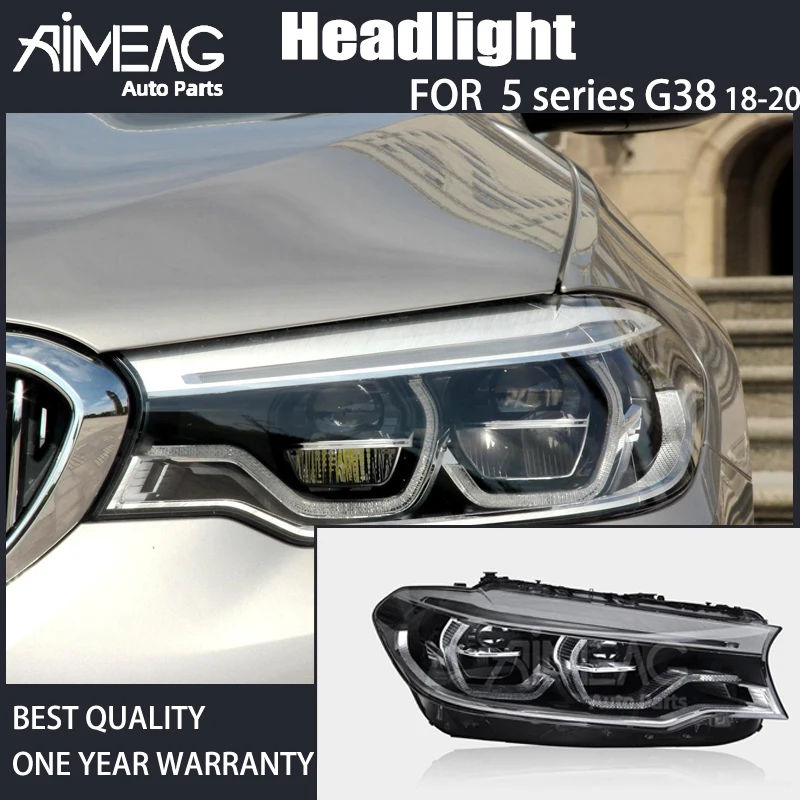 

Made For BMW 5 Series G38 Headlight Assemblies 18-20 HID Xenon Beam Projector LED DRLcar lights