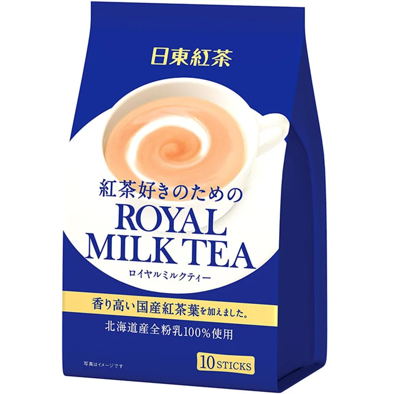 

Japan imported 140g (14g*10 pieces) of ROYAL Ridong black tea and milk tea instant royal brewed drinks