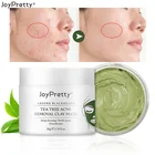 Глиняная маска JoyPretty для удаления акне с чайного дерева, лечение акне, удаление черных точек, Глубокая очистка, увлажнение, осветление, уход за кожей, 50 г