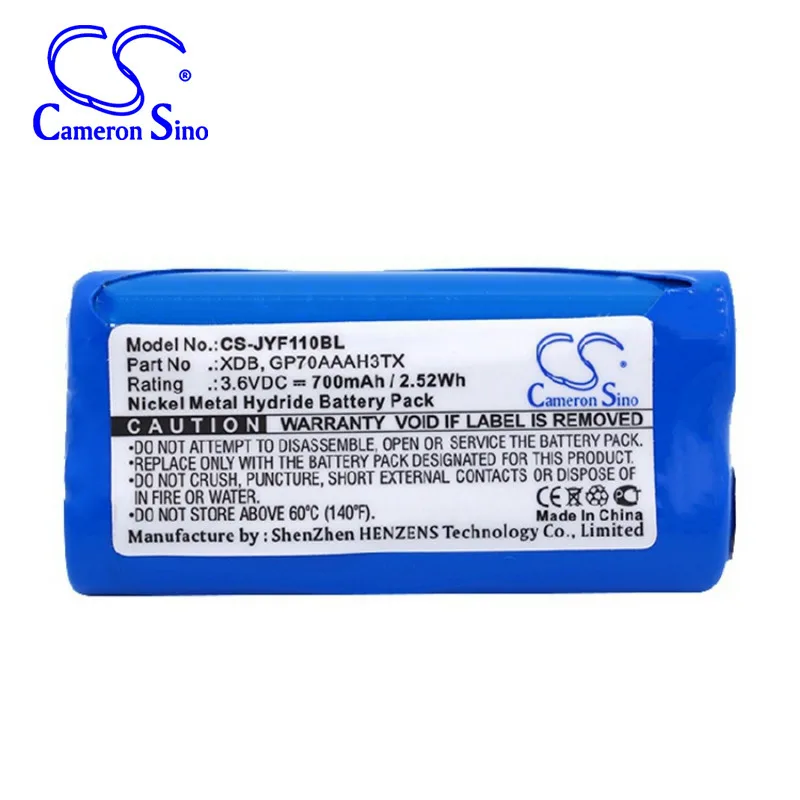 Передатчик CameronSino для JAY XDE UDB2 UWB A001 VUF110 GP70AAAH3TX XDB батарея