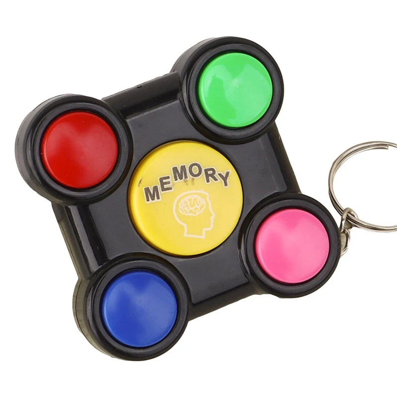 

1PC Adults Kids Stress Relief Toy Portable Colorful Gamepad Shape Memory Maze Cube Gadget Keychain Educational Breakthrough Game
