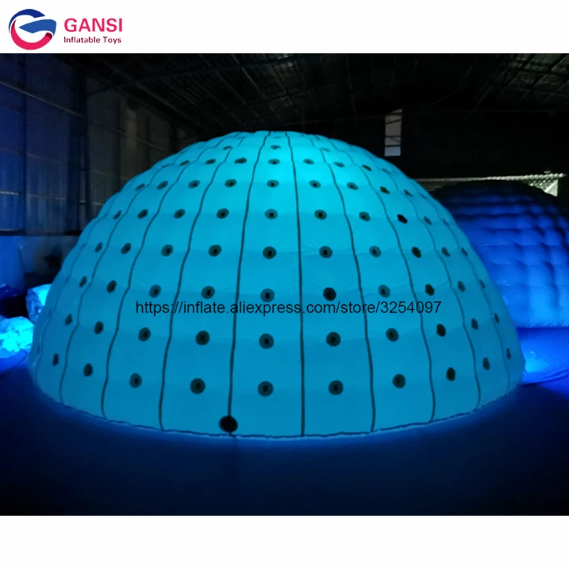 События деятельности led надувной кемпинг igloo палатка outdoot освещение купол дом с
