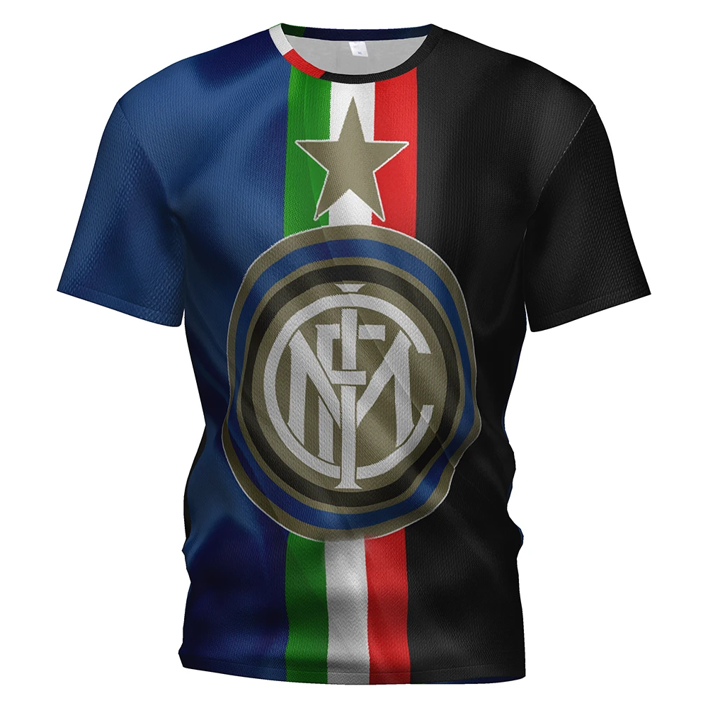 Футбольная Футболка Fc Inter Milan 2018 2019 3d футболка Детская толстовка комплект