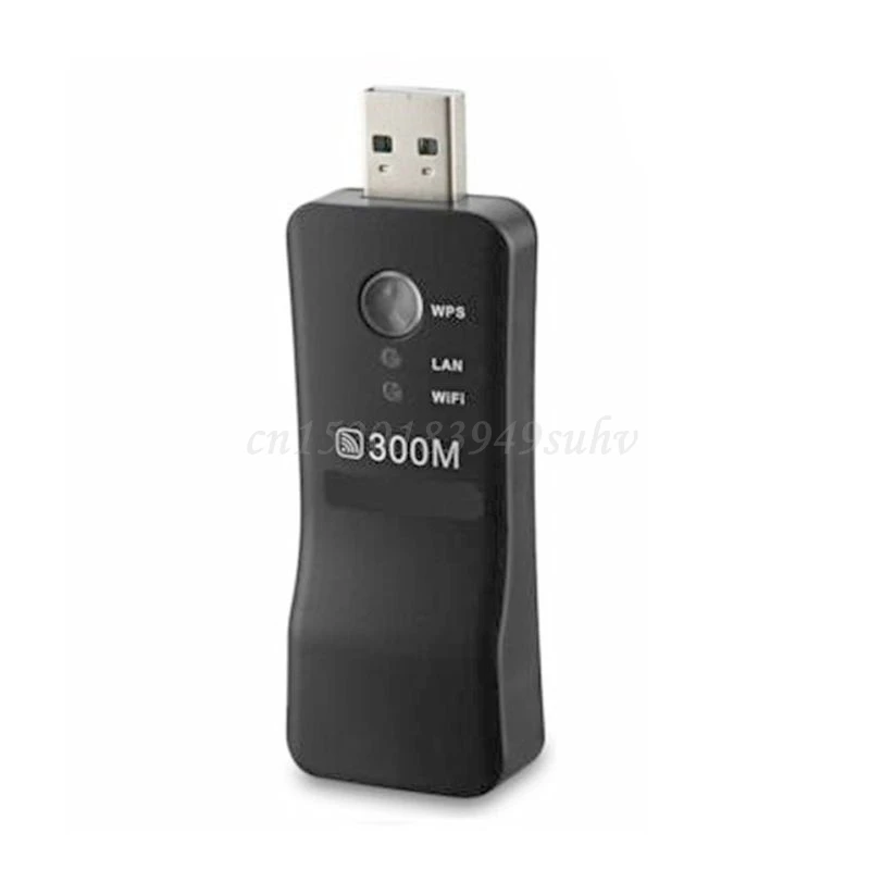 

Универсальный USB Lan HDTV адаптер, 300 м, Беспроводная скорость передачи данных, конвертер, RJ-45, Wi-Fi, сетевая карта, маршрутизатор, ретранслятор