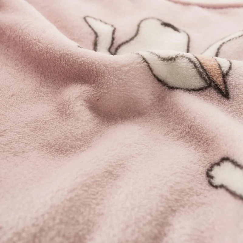 Мягкое Коралловое Флисовое одеяло s диван/кровать/Самолет/дорожное бультерьер