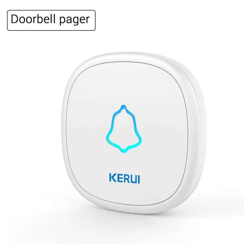 

Wireless Doorbell Button 433M Frequency Doorbell F52 Single Button Elderly Pager Doorbell For Hotels Apartment Families Office