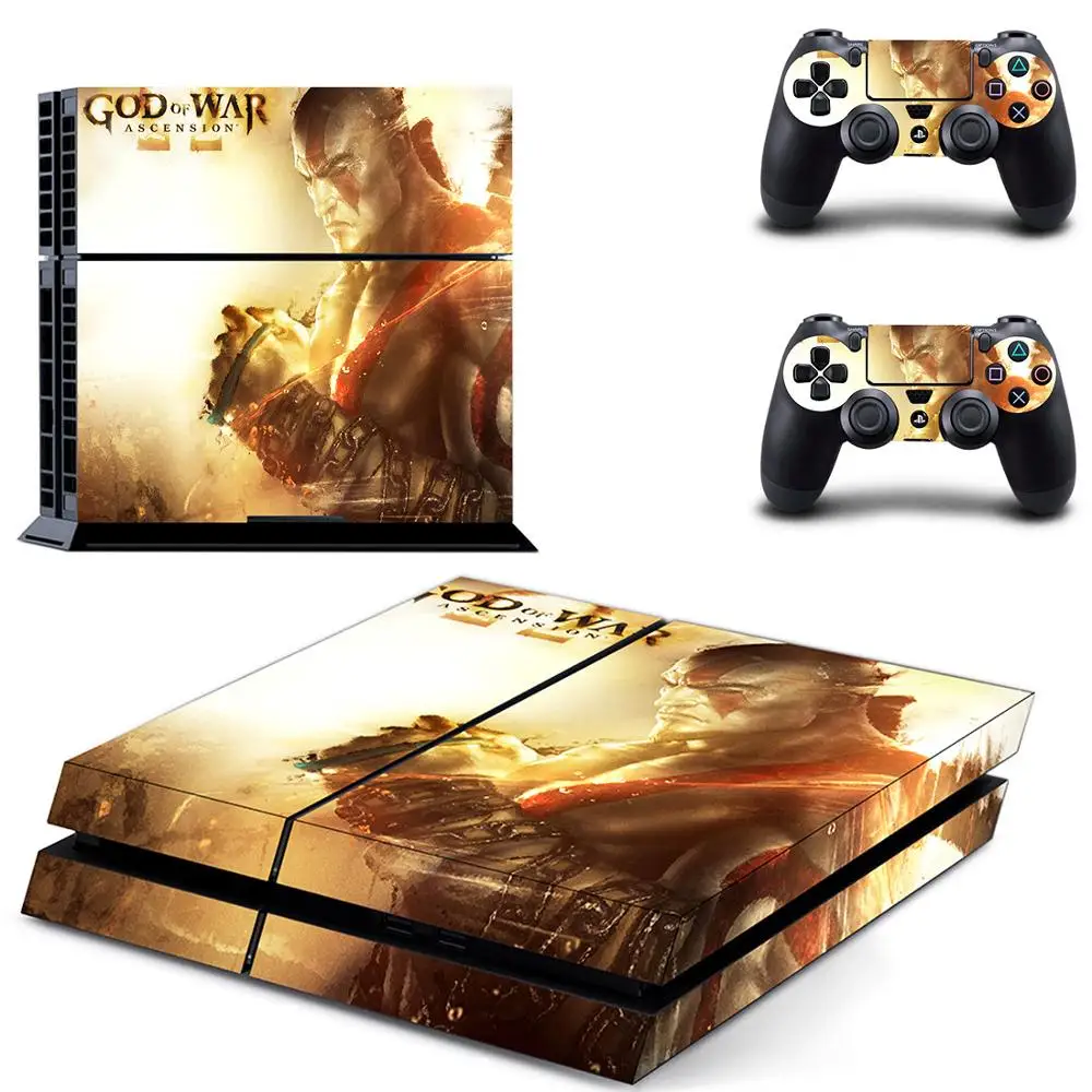 Наклейки Game God of War PS4 s Play station 4 наклейки для PlayStation на консоль и контроллер Скины