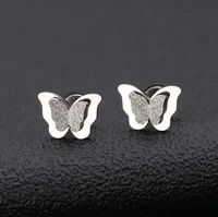 butterfly design earring studs elegant fashion women jewelry girl gifts nice ll777