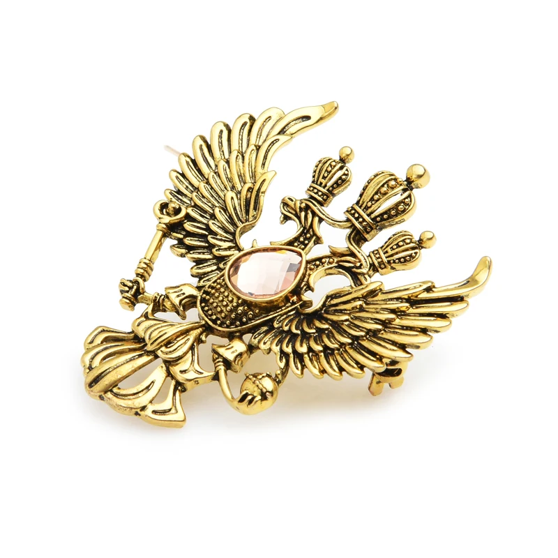 Wuli & baby винтажный Орел значок брошь на булавке для женщин и мужчин металлическая