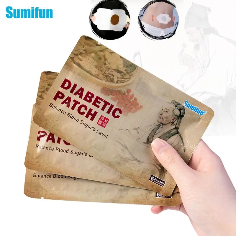 6/18/36 шт. диабетической патч ниже стабилизирует уровень глюкозы в крови баланс 100%
