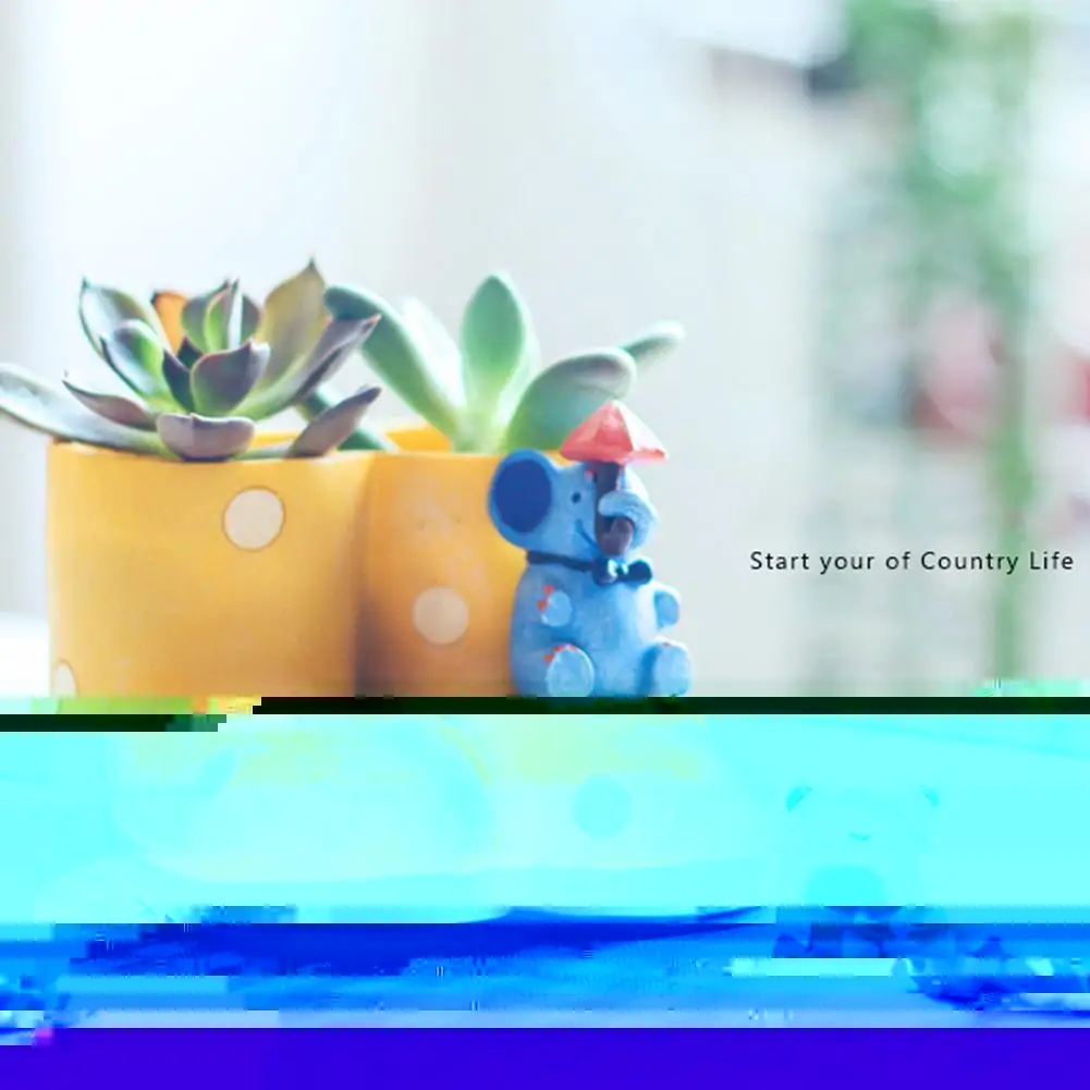 

Mini Flower Pot Umbrella Rain Boots Wallet Shape Succulent Landscape Planters Vase Garden Resin Micro Plants Flower Home Po C7X3