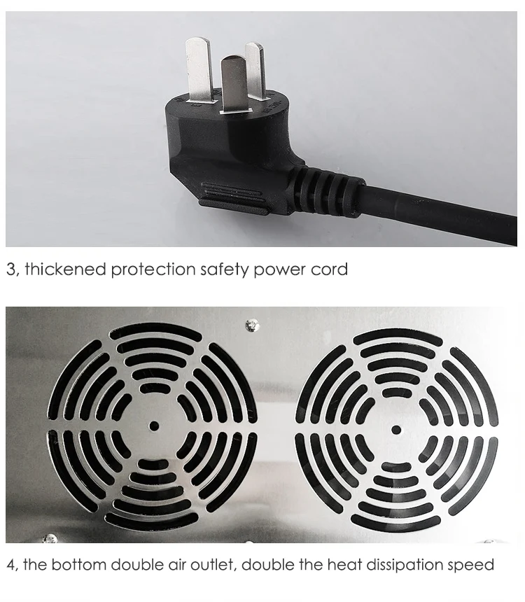 XEOLEO 3500 Вт индукционная плита коммерческий электромагнитный нагрев плита из нержавеющей стали электромагнитная плита 6 файлов Тип ручки