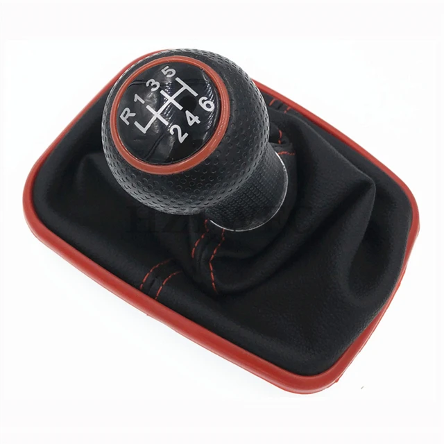 6 скоростей красная ручка переключения рулевого механизма автомобиля рычаг Gaitor