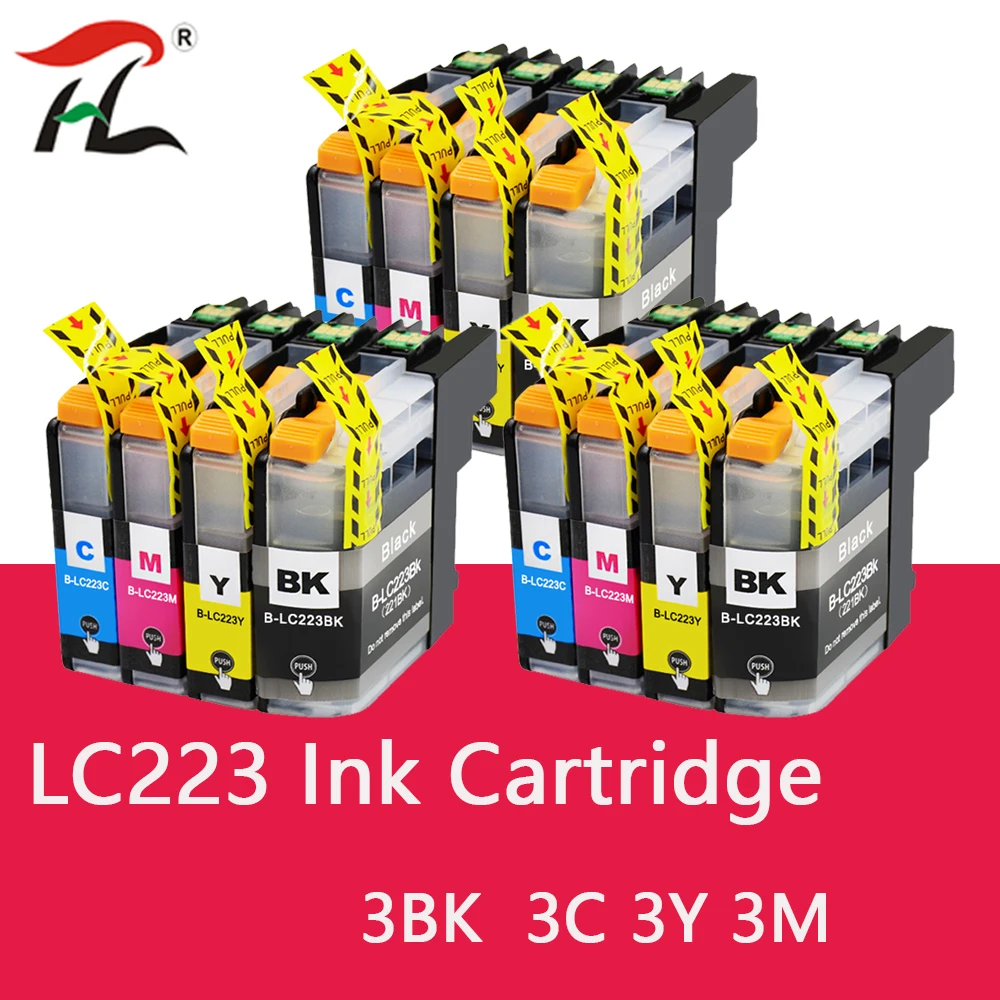 

Compatible for Brother LC223 Ink Cartridge For Brtoher DCP-J562DW/J4120DW/MFC-J480DW/J680DW/J880DW/J4620DW/J5720DW/J5320DW