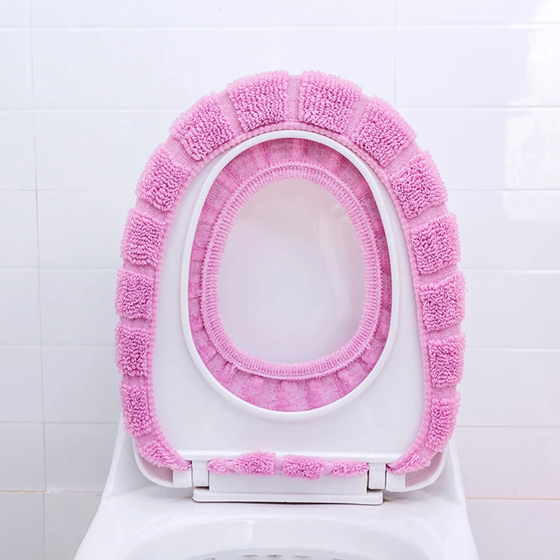 Теплая Толстая универсальная подушка для унитаза 30 см мягкая осенне зимнее