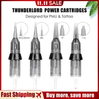 hot thunderlord power tattoo needle liner shader permanent makeup tattoo cartridge 1r 7f for universal tattoo machine pen newest