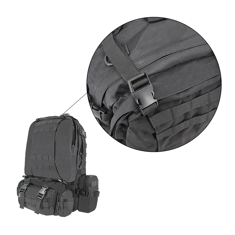 Тактический военный рюкзак объемом 50 л водонепроницаемый уличный Рюкзак Molle для