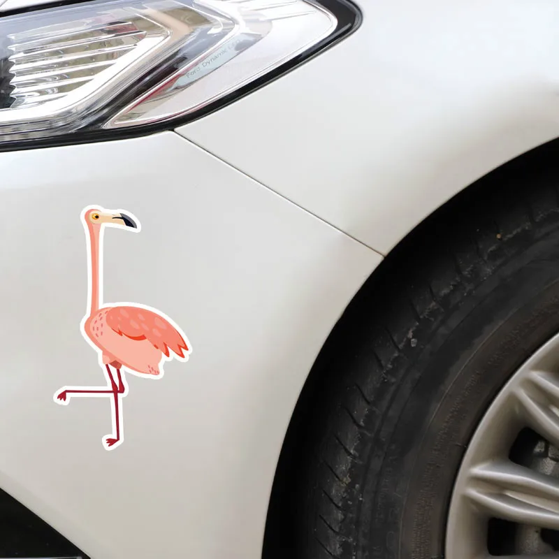 EBdecal Mysterious Colored Flamingos Decor For Auto Car/Bumper/Window/Wall Decal Sticker Decals DIY CT11502 | Автомобили и