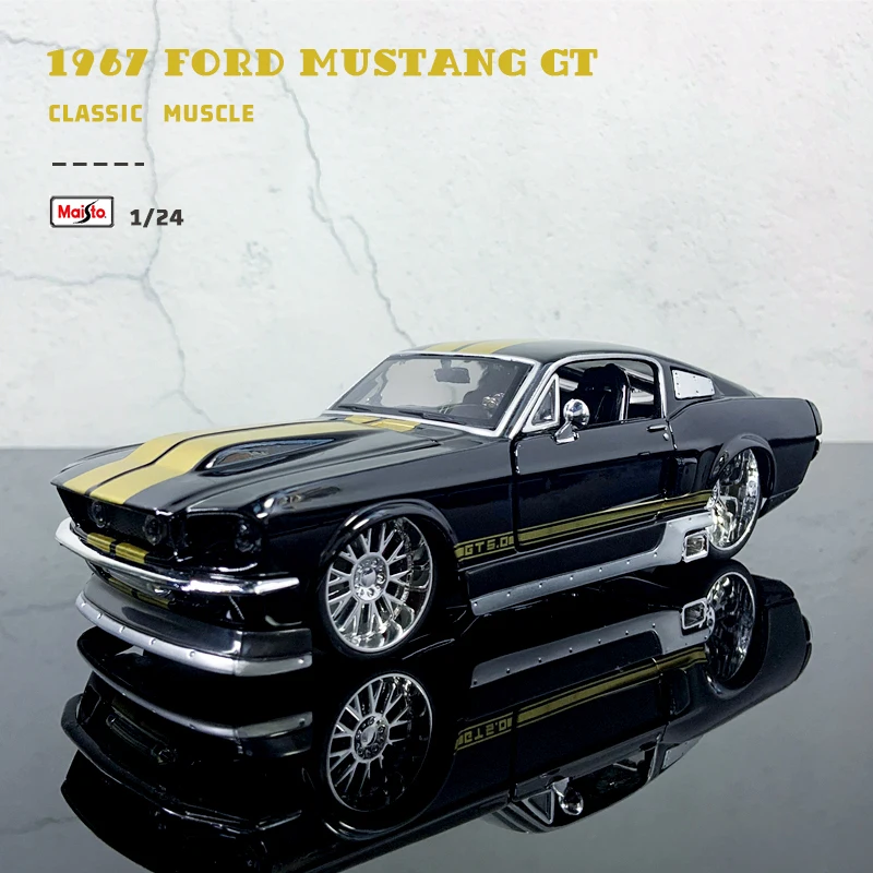 سيارة فورد موستانج GT معدلة نسخة جديدة 1967 من Maisto 1:24 لعبة هدايا مجموعة نموذج سيارة من السبائك المعدلة