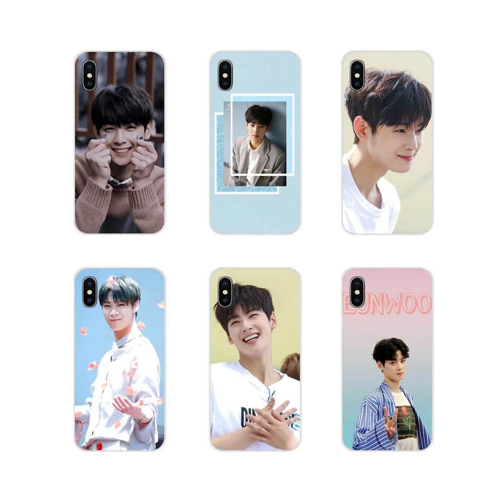 Аксессуары чехлы для телефонов Apple iPhone X XR XS 11Pro MAX 4S 5C SE 6S 7 8 Plus ipod touch 5 6 cha eunwoo korean oppa |