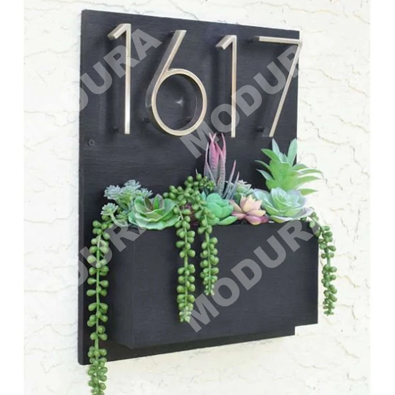 5 в плавающий дом номер # ~ буква A B C имя пластины двери Алфавит буквы тире слэш