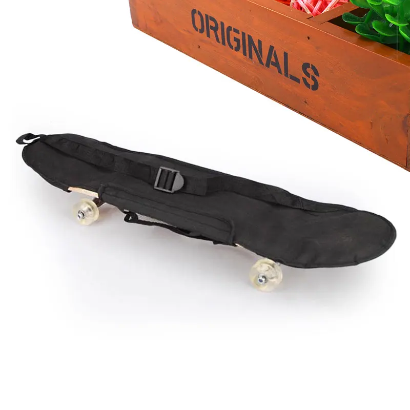 Черный практичный рюкзак для доски для скейтборда Skate Board Carry Bag Portable Skateboarding Protective Travel on.