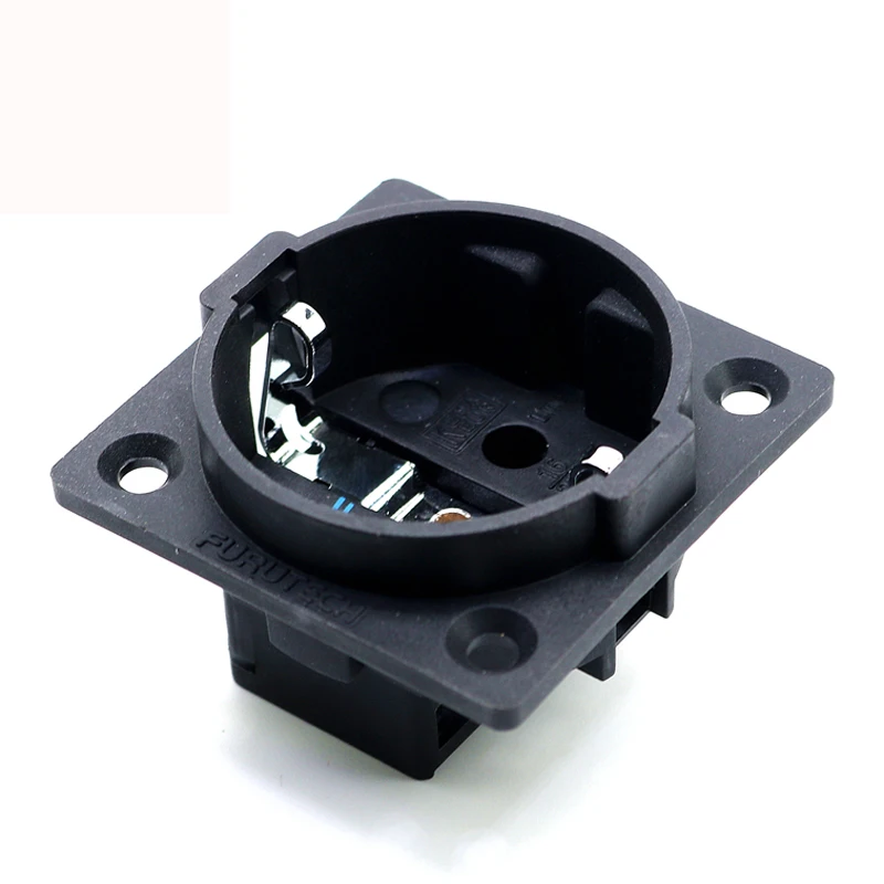 1 шт. Hi Fi аудио усилитель родий золото нейтральный FI E30 AC 250V 16A ЕС евро Штепсель 2 pin