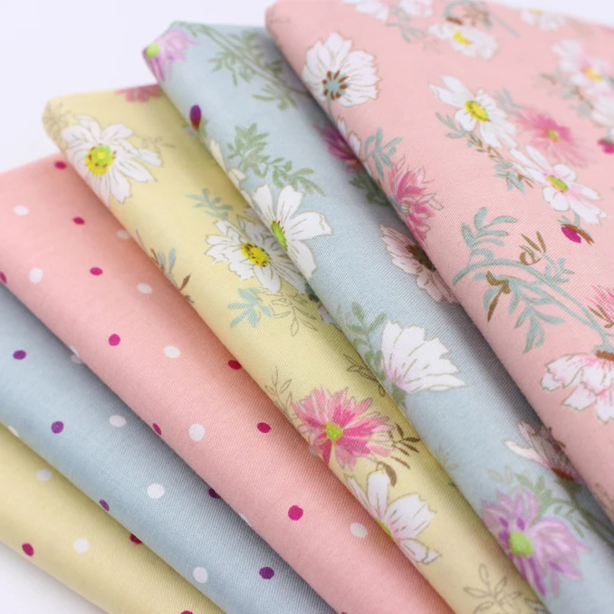 

Саржевая ткань для пэчворка, Цветочная серия, 100%, хлопчатобумажная замшевая ткань, другая ткань, однотонная, с принтом, основная ткань, пропу...