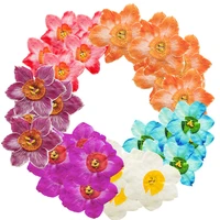 original color daffodil dried press flower for diy bookmark material free shipment 120pcs