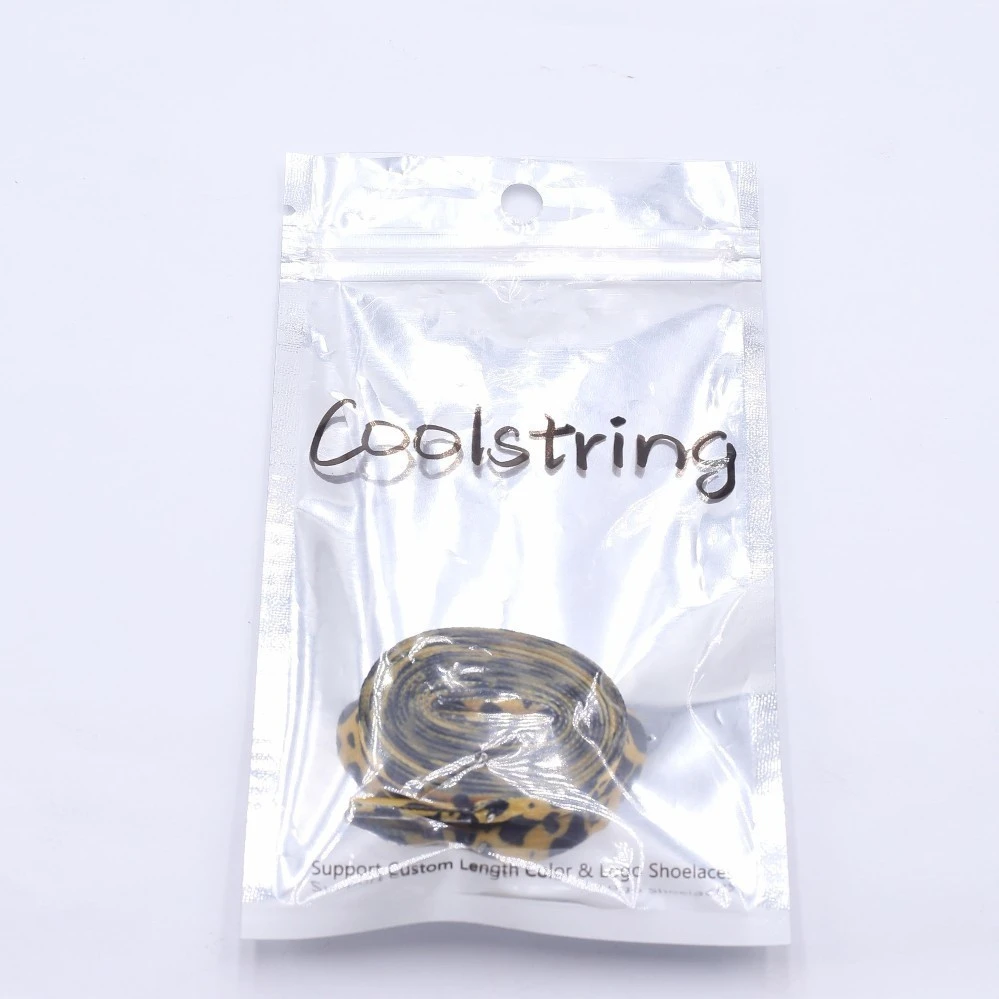 Фото Модные трендовые плоские спортивные шнурки Coolstring 7 мм из полиэстера с цифровой Модные трендовые плоские спортивные шнурки Coolstring 7 мм из полиэстера с цифровой