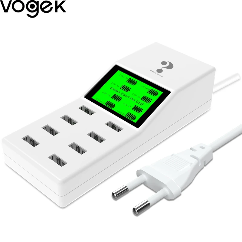 Vogek 8 станция зарядного устройства с портом USB для iPhone концентратор умная