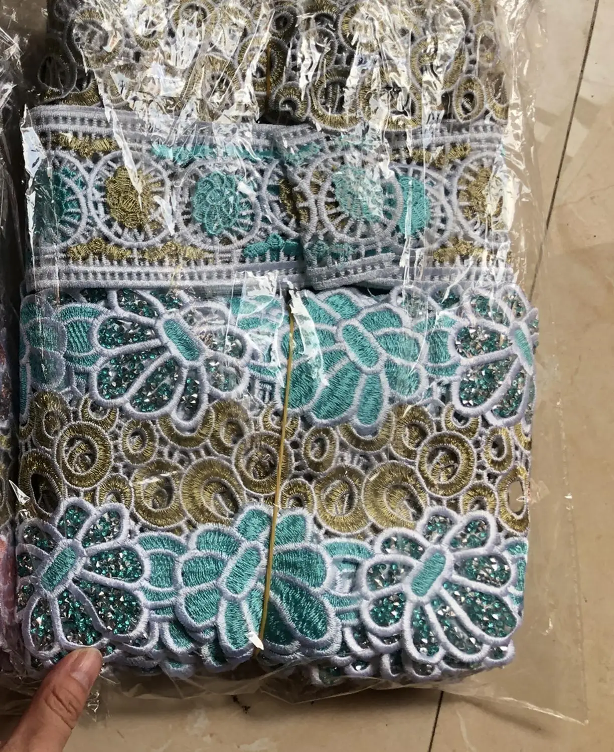 5 ярдов каждого папы мамы дети Цветочные Стразы кружевная отделка вышивка