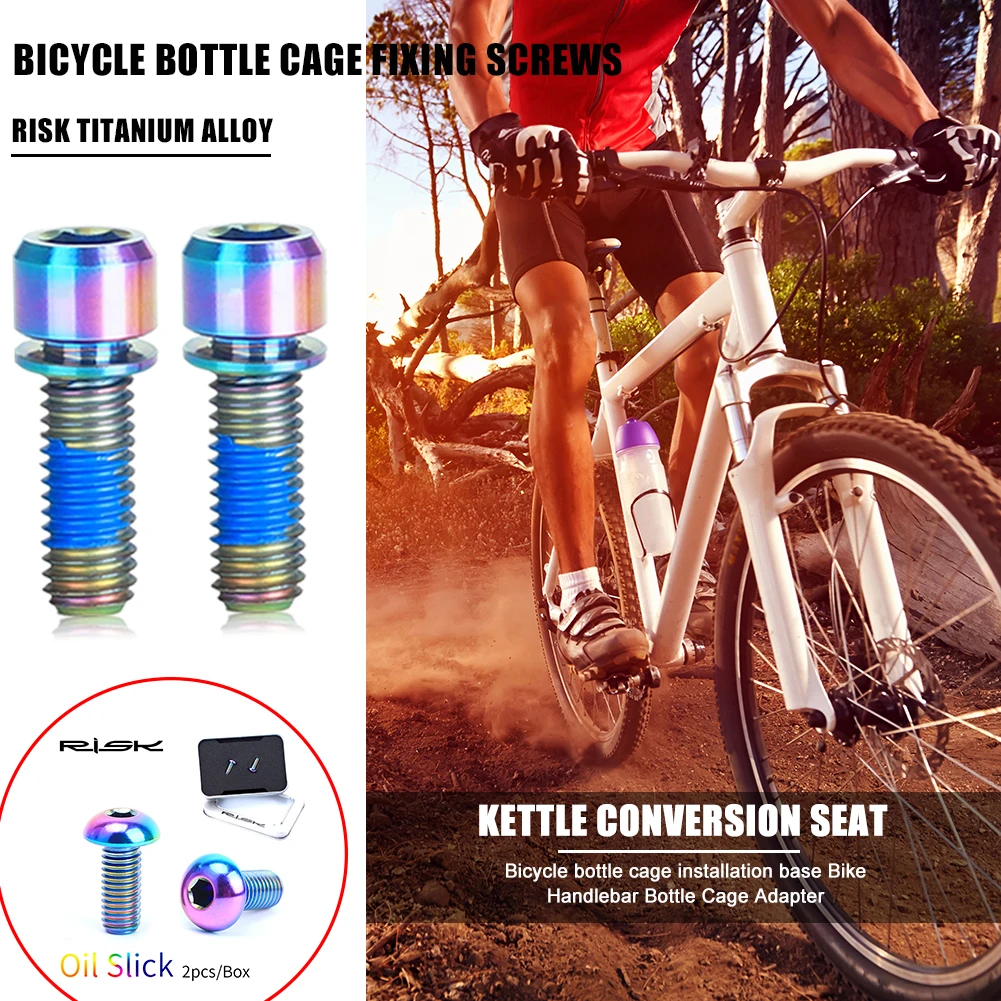 

Bottle Holder Bolt Bike Bicycle M5x12mm Air Pump Bracket Fixed Screw for Outdoor Caring Personal Bicycle Supply