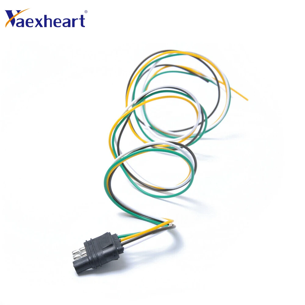 4-контактный штекер 3 фута для прицепа светильник длинитель жгута проводов 18 AWG